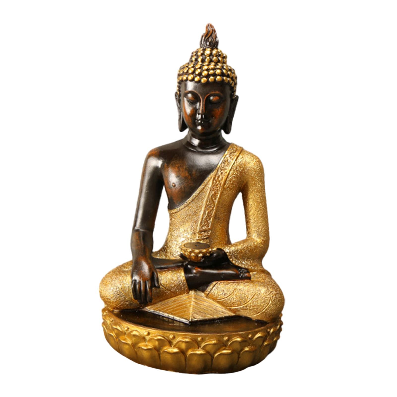 Thailand Buddha Figurine Art Thai Buddha Statue for Living Room Home Desktop