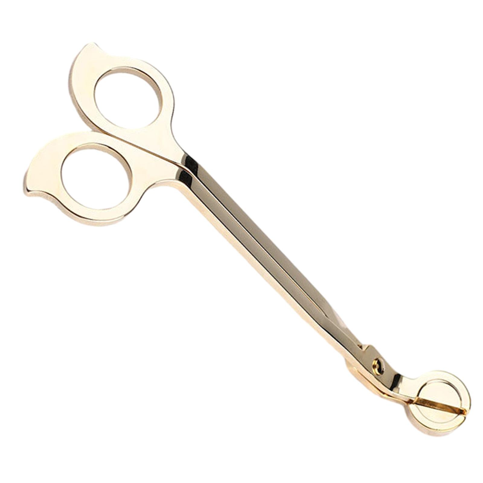 Candle Wick Trimmer Premium Sturdy Candle Extinguishing Tool Candle Scissors gold