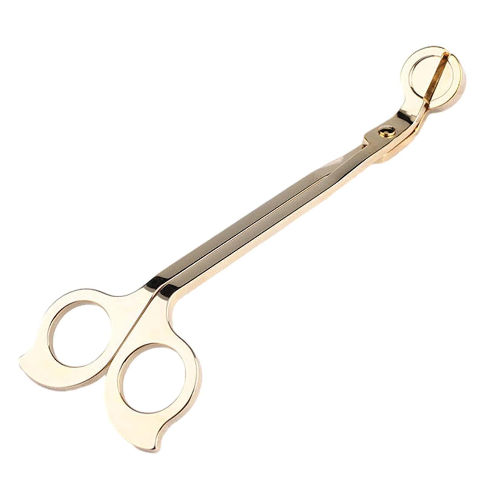 Candle Wick Trimmer Premium Sturdy Candle Extinguishing Tool Candle Scissors gold