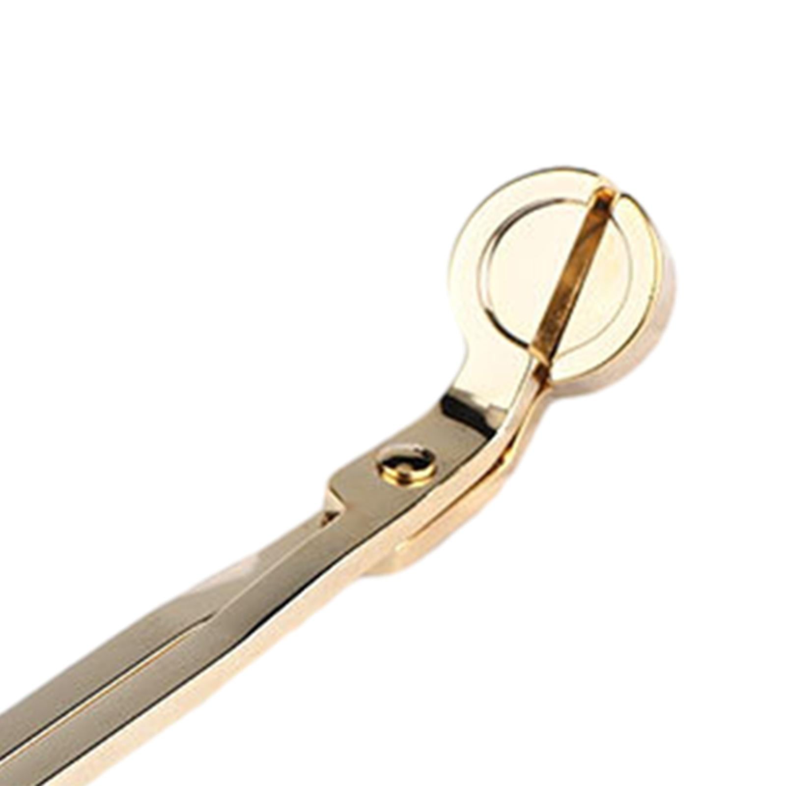 Candle Wick Trimmer Premium Sturdy Candle Extinguishing Tool Candle Scissors gold
