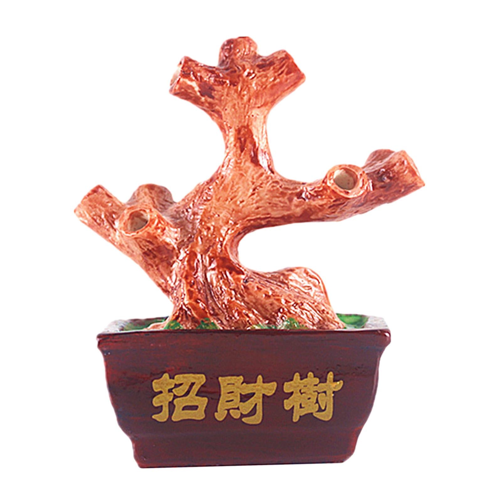 Money Tree Base DIY Semi Finished Wealth Tree for Cabinet Desktop Home