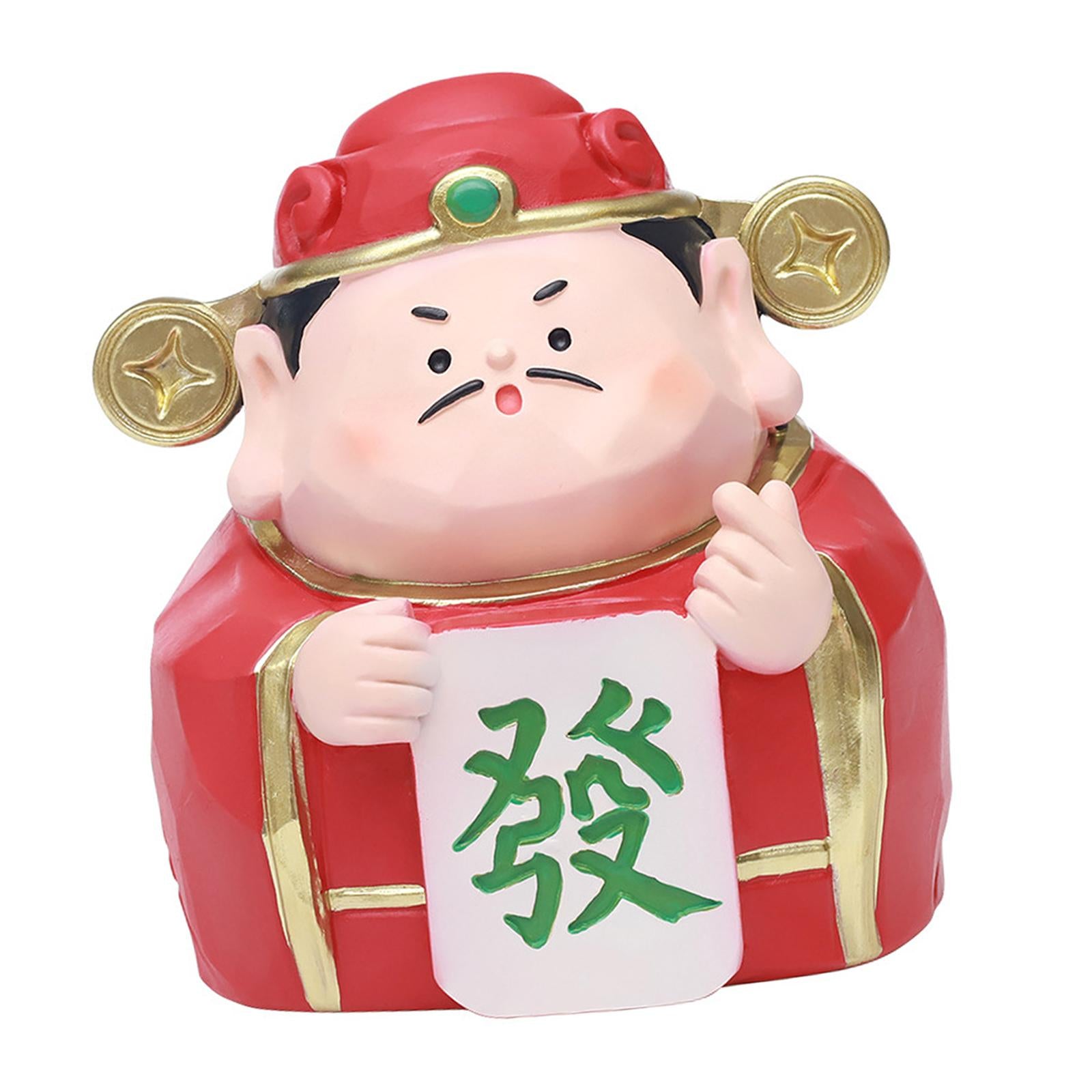Money Boxes Souvenir God of Wealth Piggy Bank Decor for Household Home Decor