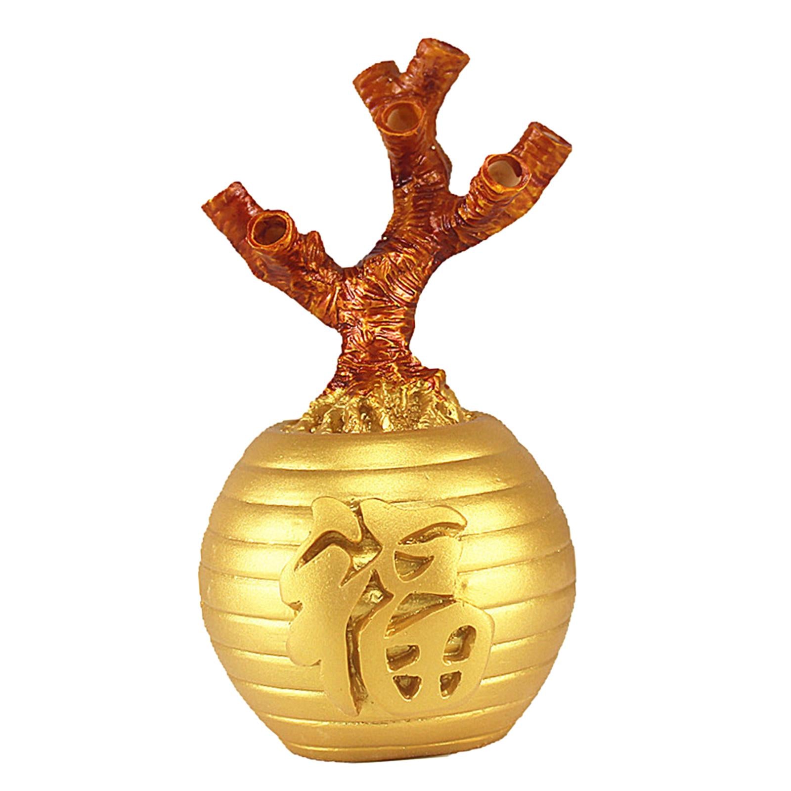 Money Tree Base DIY Semi Finished Feng Shui Decor for Bookshelf Office Decor L