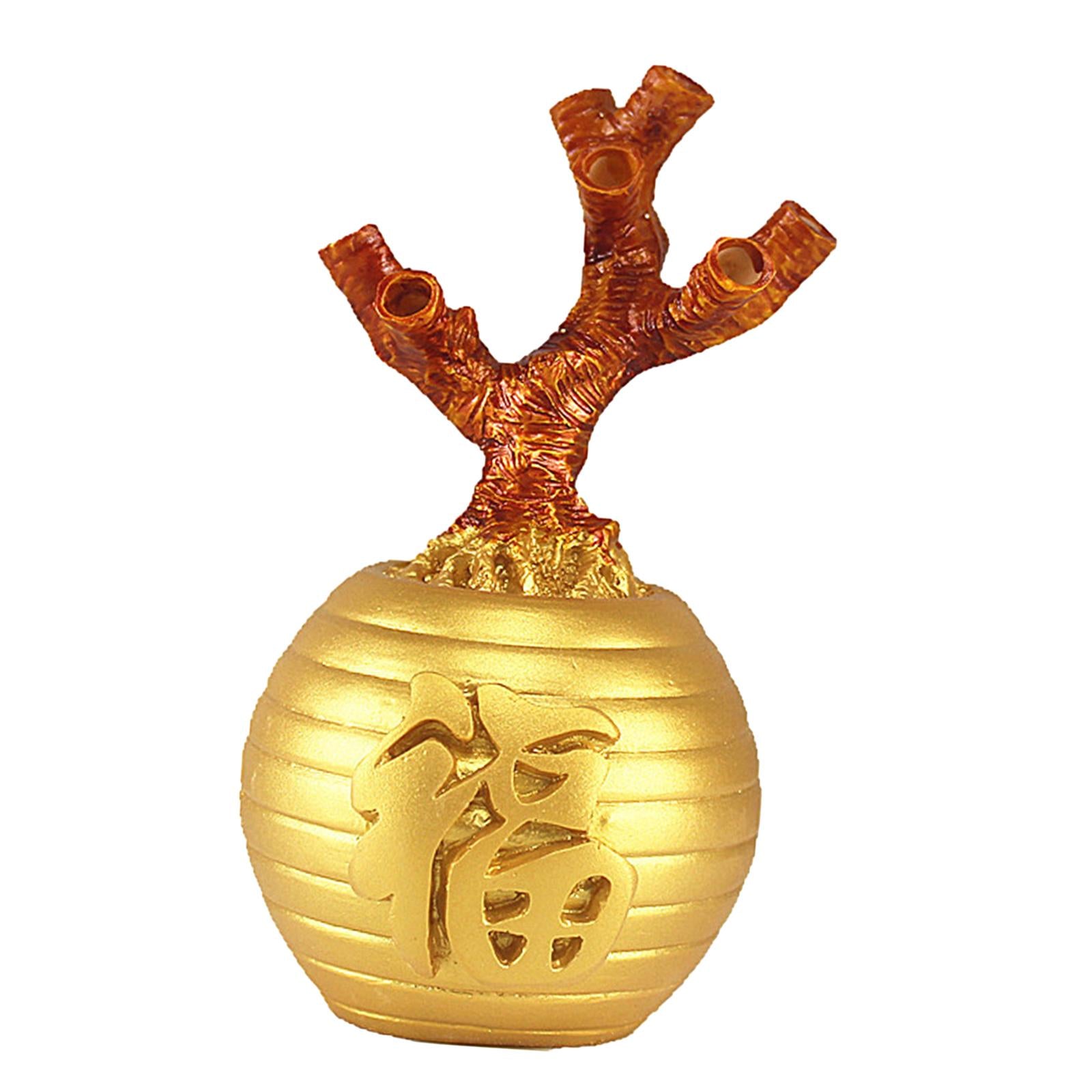 Money Tree Base DIY Semi Finished Feng Shui Decor for Bookshelf Office Decor L