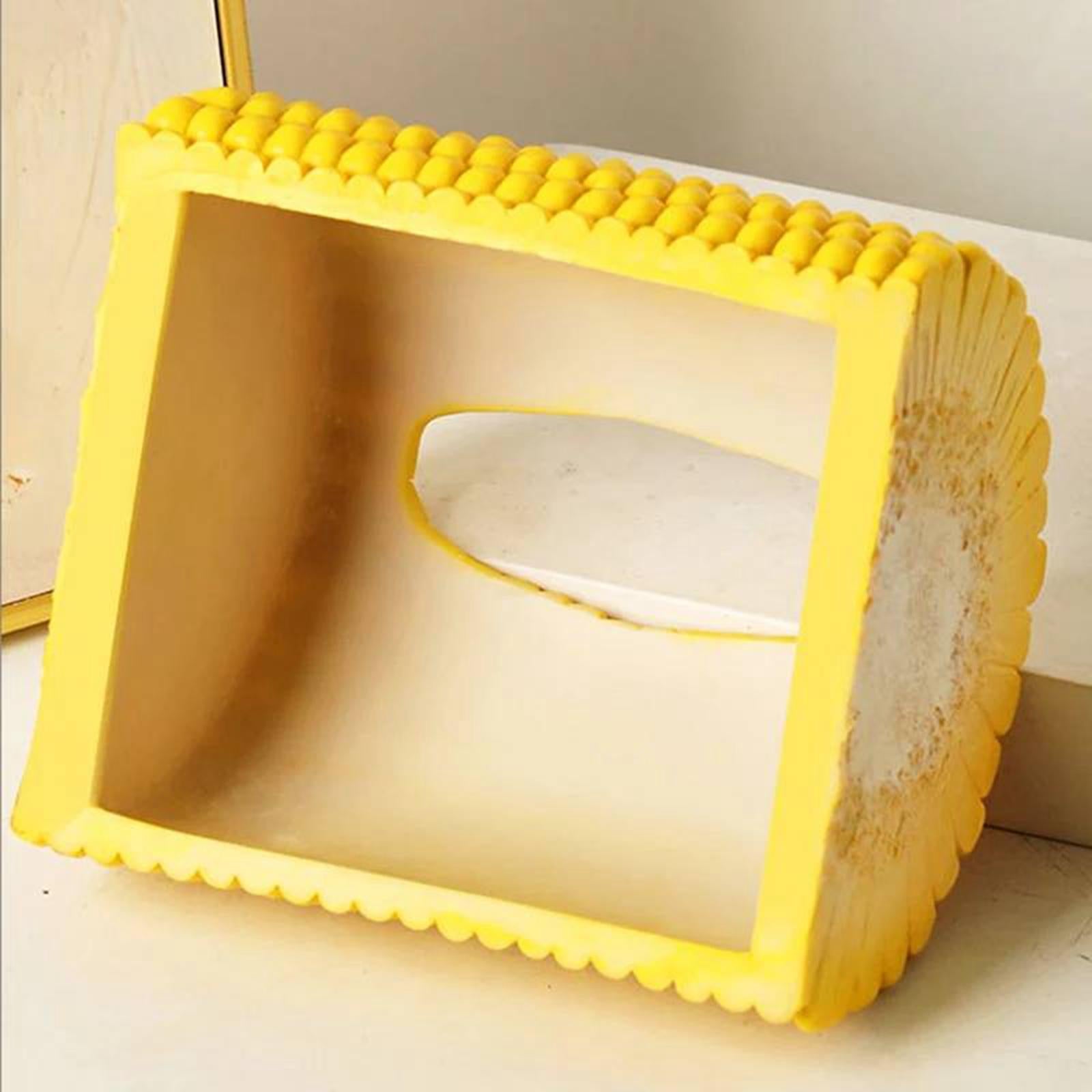 Funny Tissue Holder Corn Cute Tissue Box Holder for Night Stand Home Bedroom
