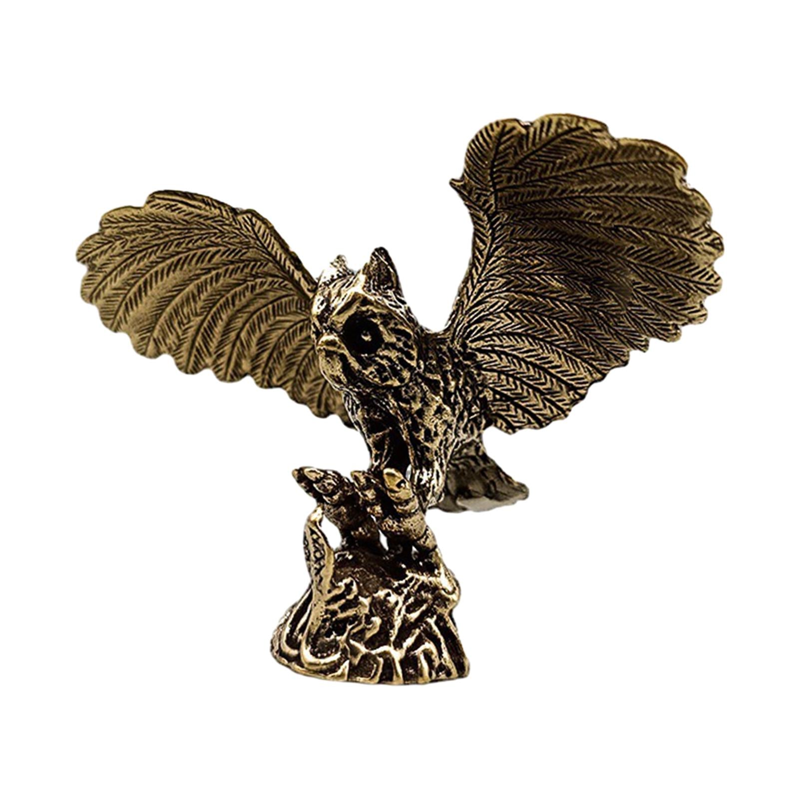 Owl Sculpture Collection Display Owl Statue for Props Restaurant Anniversary
