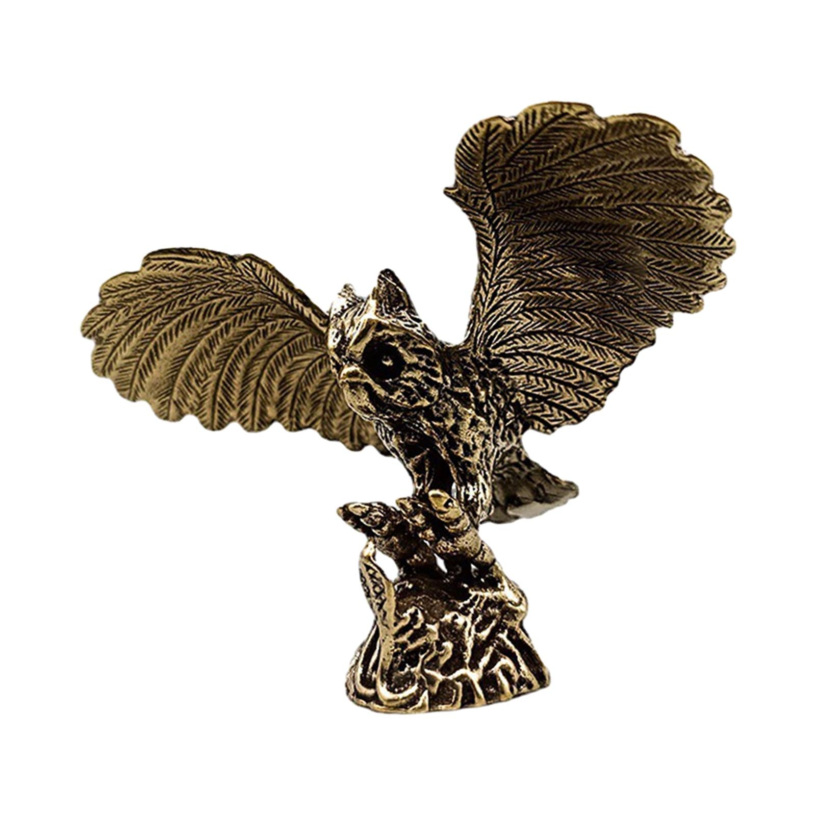 Owl Sculpture Collection Display Owl Statue for Props Restaurant Anniversary