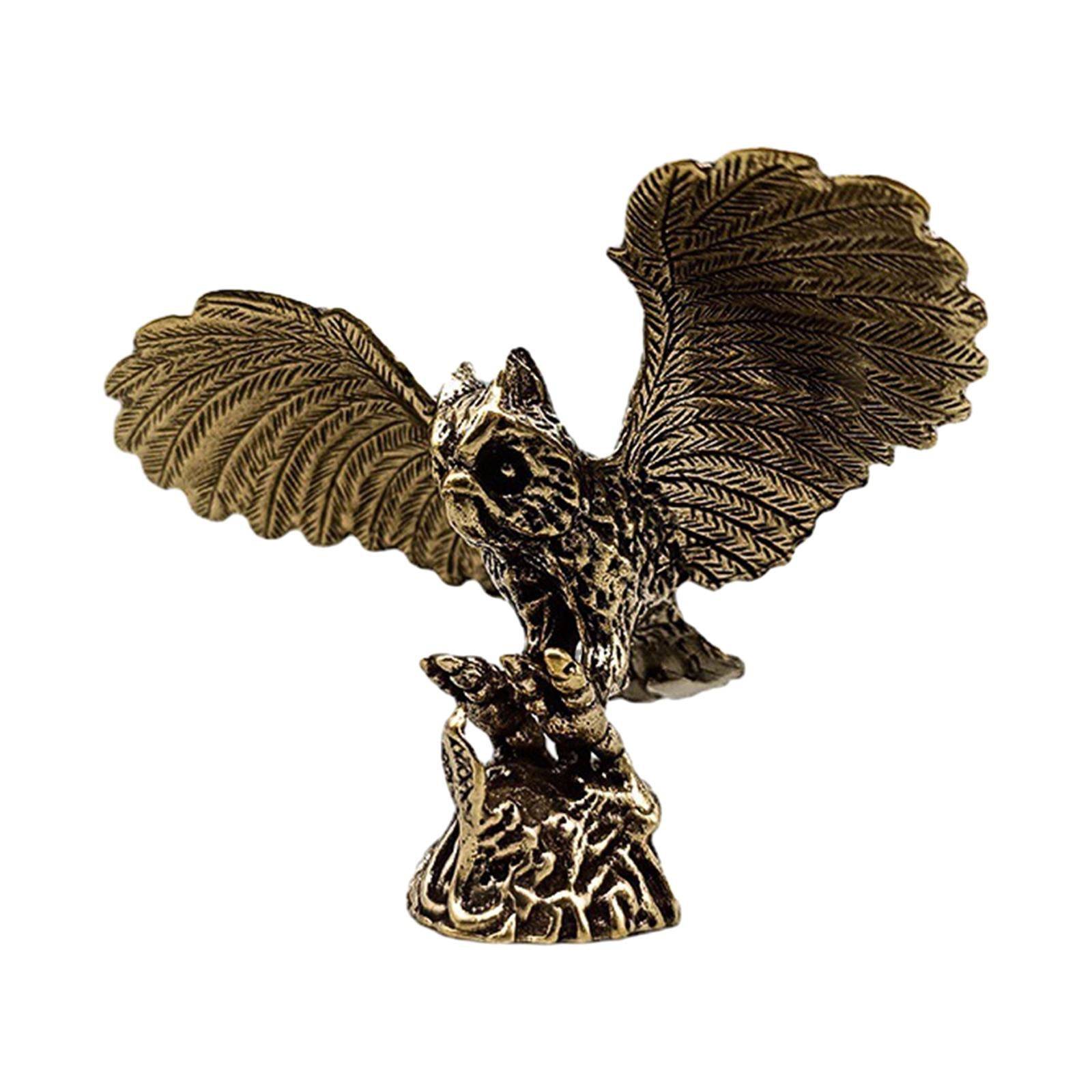 Owl Sculpture Collection Display Owl Statue for Props Restaurant Anniversary