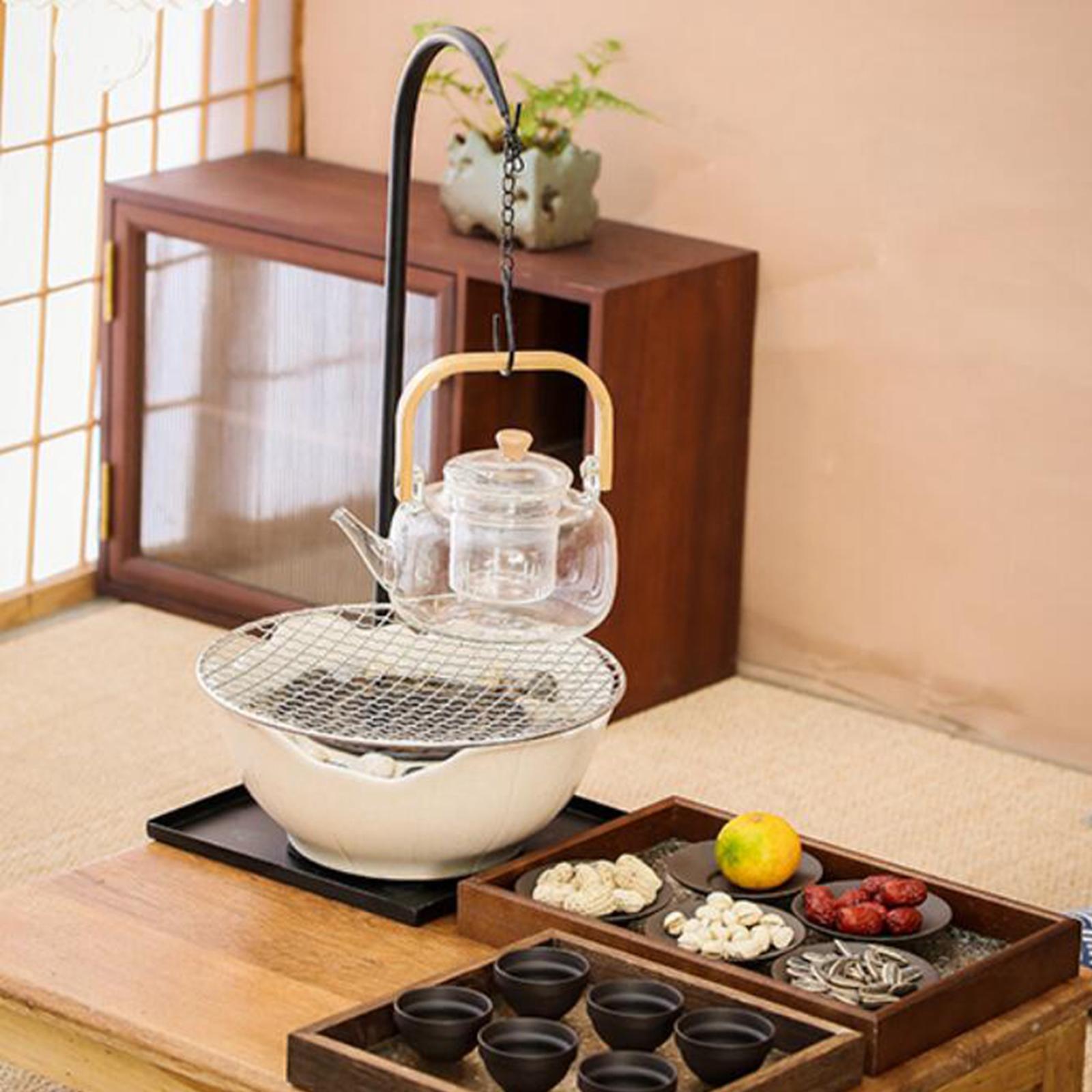 Tea Kettle Hook Desktop Tea Kettle Stovetop Hook for Office Tea Room Outdoor