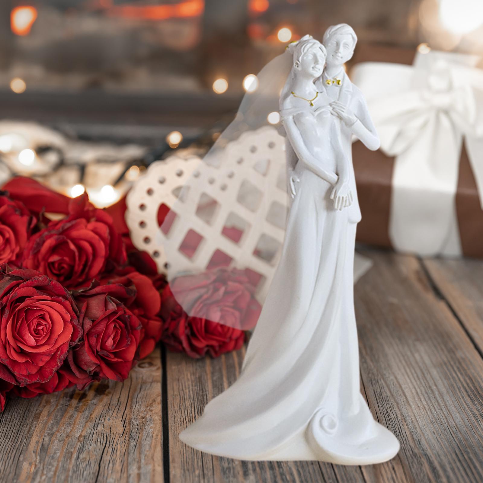 Couple Statue Romantic Valentines Day Gifts for Hotel Room Girlfriend Style B