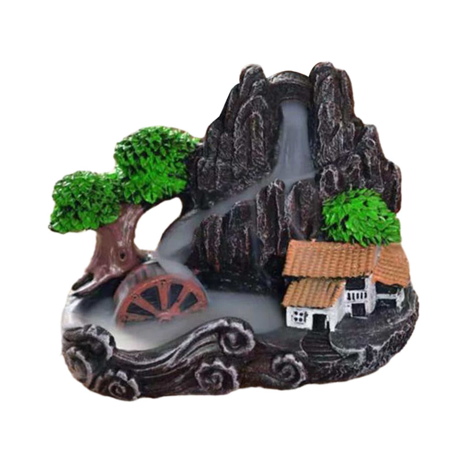 Waterfall Incense Holder Decorative Incense Cone Holder for Desk Yoga Office