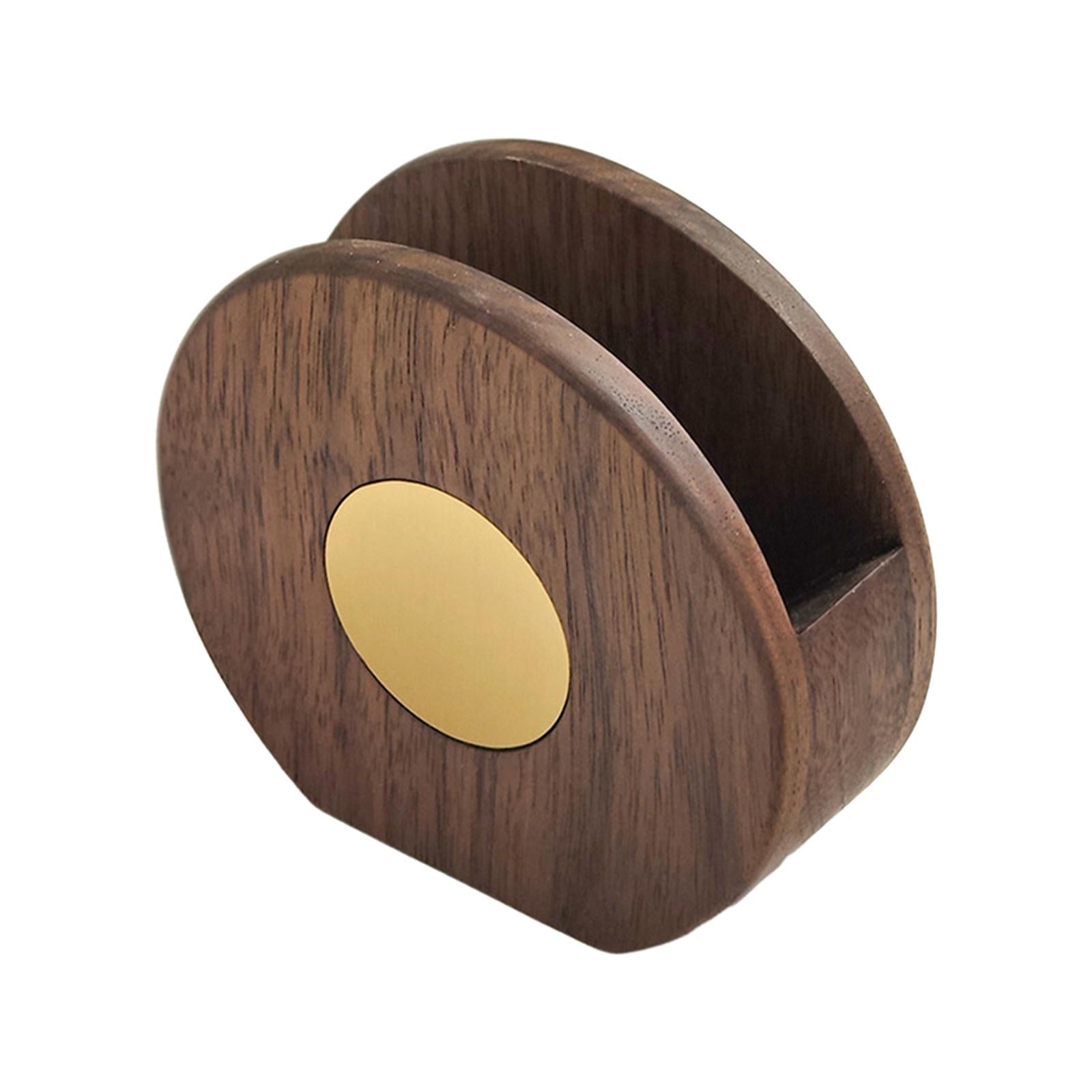 Coffee Filter Paper Holder Wooden Reusable for V60 Countertop Dispenser Rack