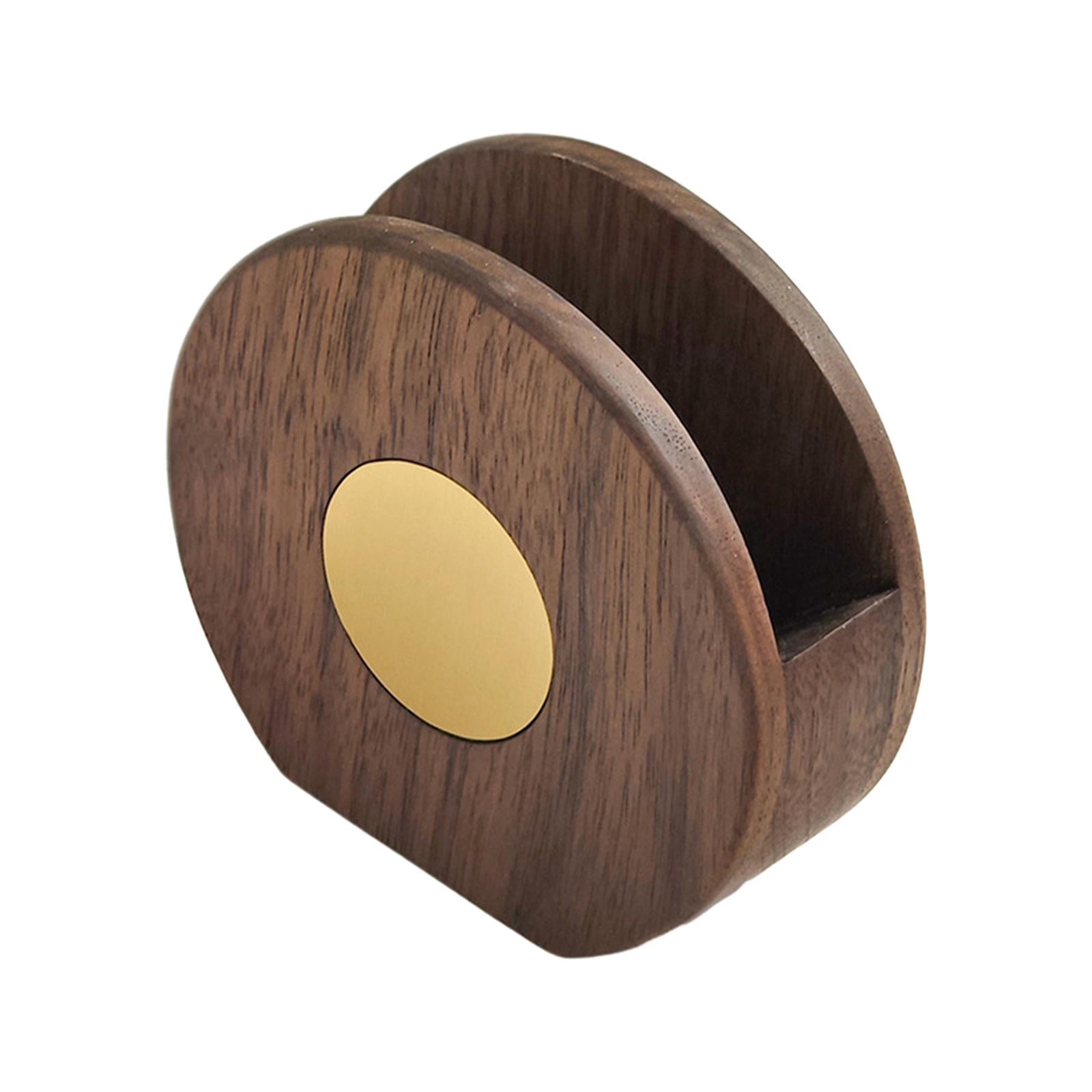 Coffee Filter Paper Holder Wooden Reusable for V60 Countertop Dispenser Rack