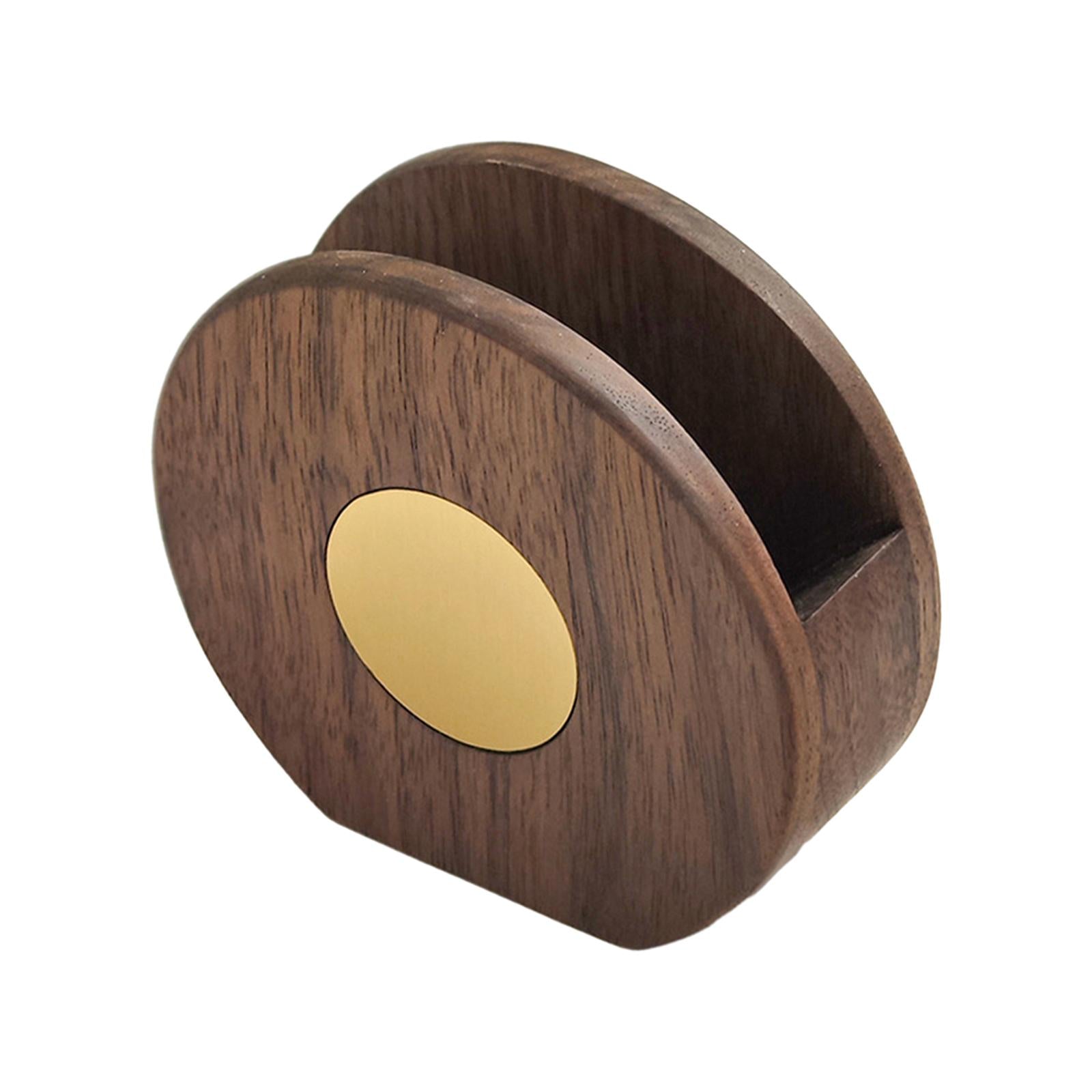 Coffee Filter Paper Holder Wooden Reusable for V60 Countertop Dispenser Rack