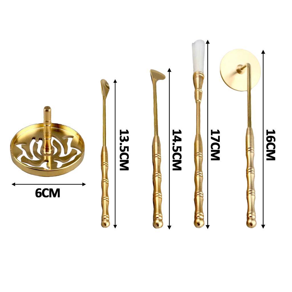 5Pcs Incense Making Set Chinese Incense Ceremony Set for Holidays Party