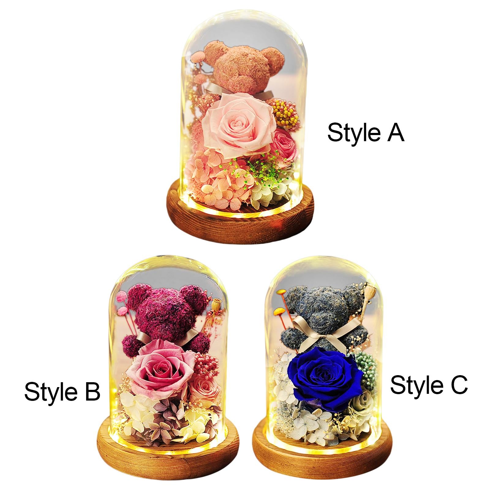 Rose Flower Gift for Women Valentines Day Decor Valentines Day Gifts for Him Style A