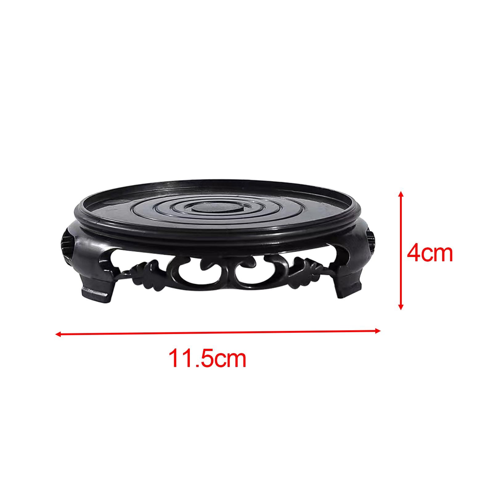 2xPP Fishbowl Stand Pedestal Planter Stand Flower Pot Base for Home Decoration 9.7cm