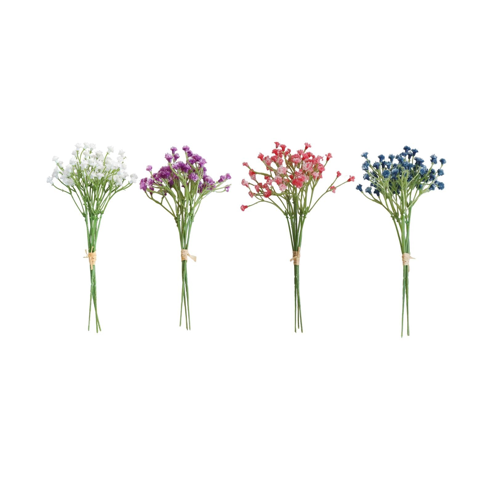 3 Pieces Babys Breath Artificial Flowers for Garden Home Arrangement Wedding White
