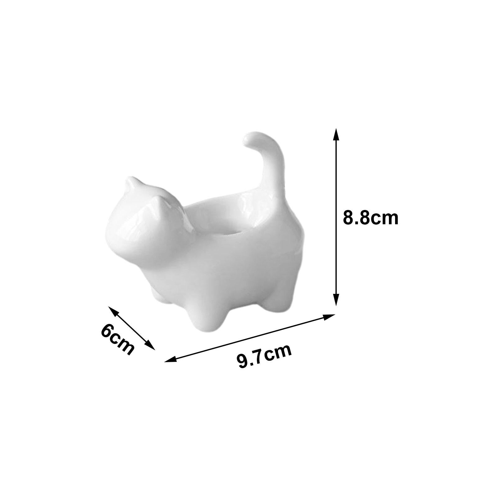 Ring Holder Handmade Holidays Wedding Cat Statue for Office Bathroom Bedroom