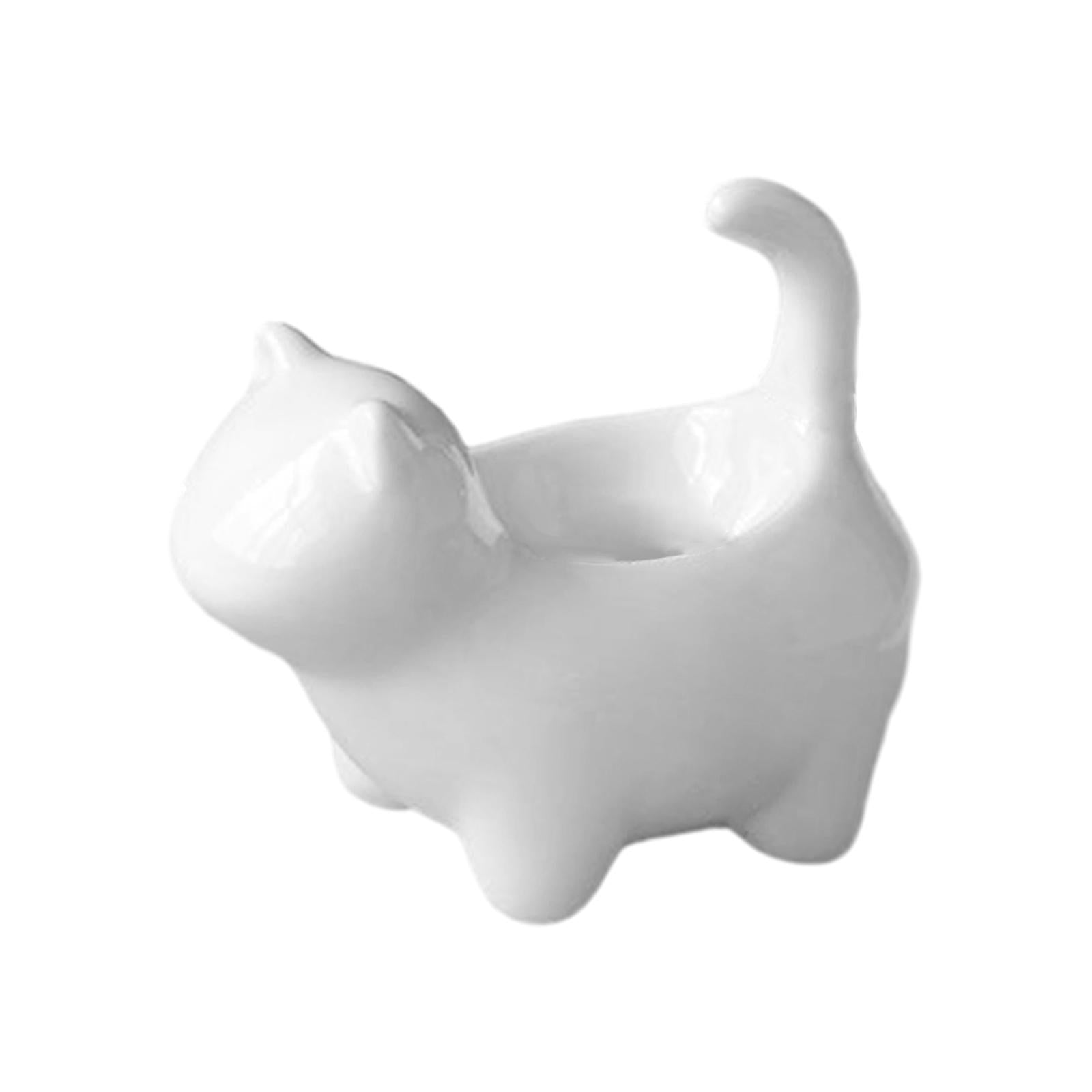 Ring Holder Handmade Holidays Wedding Cat Statue for Office Bathroom Bedroom