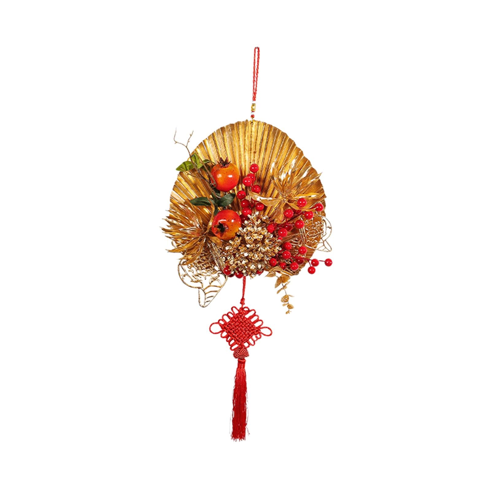 Chinese New Year Hanging Decorations Chinese Knot for Lunar Year Celebration Pomegranate