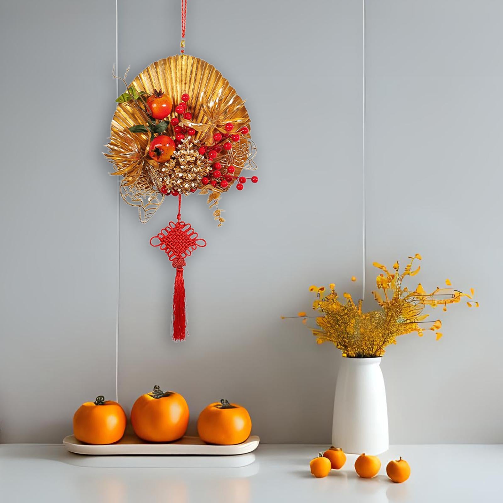 Chinese New Year Hanging Decorations Chinese Knot for Lunar Year Celebration Pomegranate