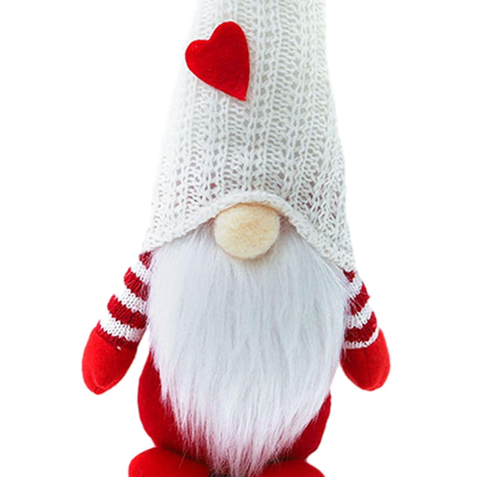 Valentines Day Gnome Dolls Valentines Day Decor Gnome for Home Bedroom Hotel White