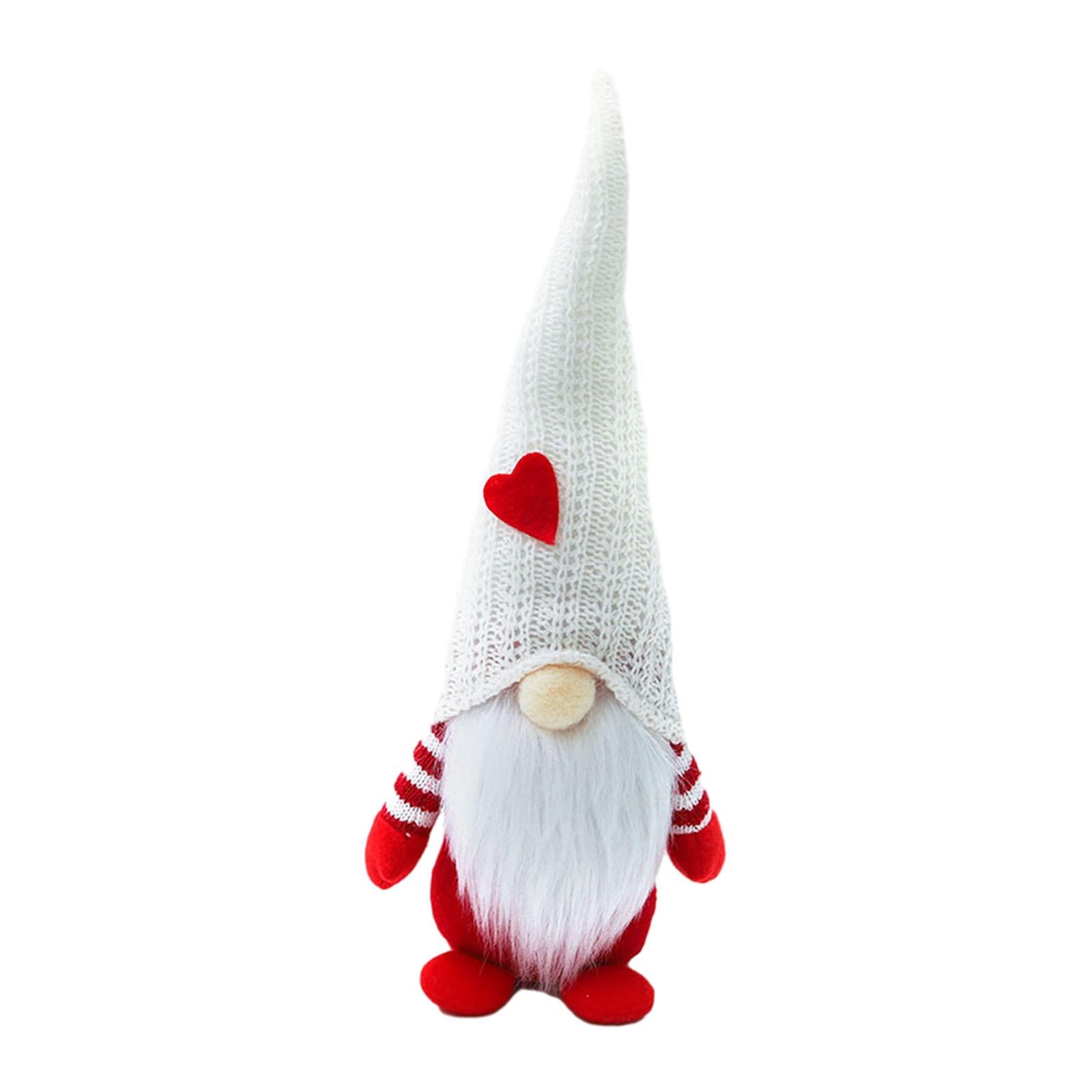Valentines Day Gnome Dolls Valentines Day Decor Gnome for Home Bedroom Hotel White