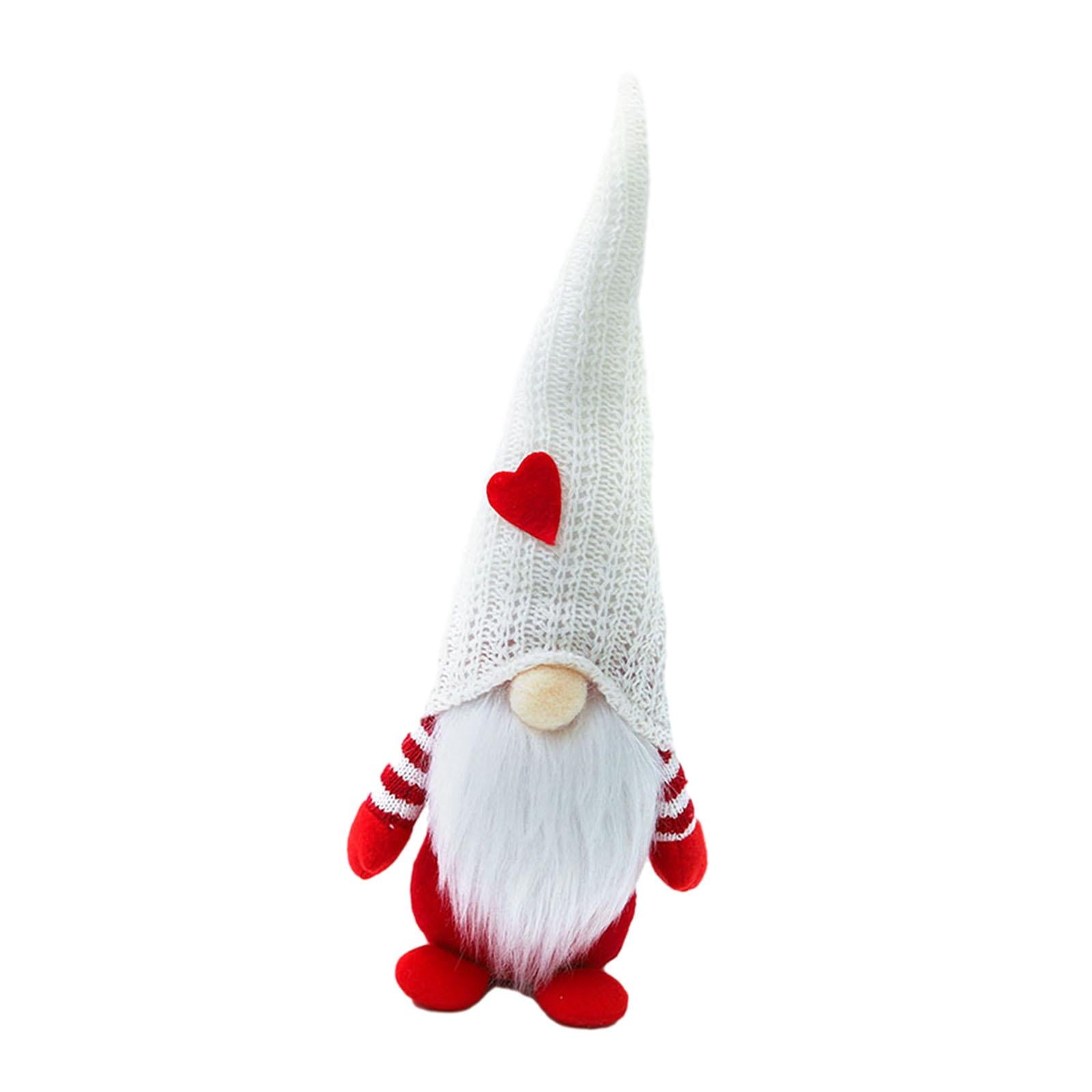 Valentines Day Gnome Dolls Valentines Day Decor Gnome for Home Bedroom Hotel White