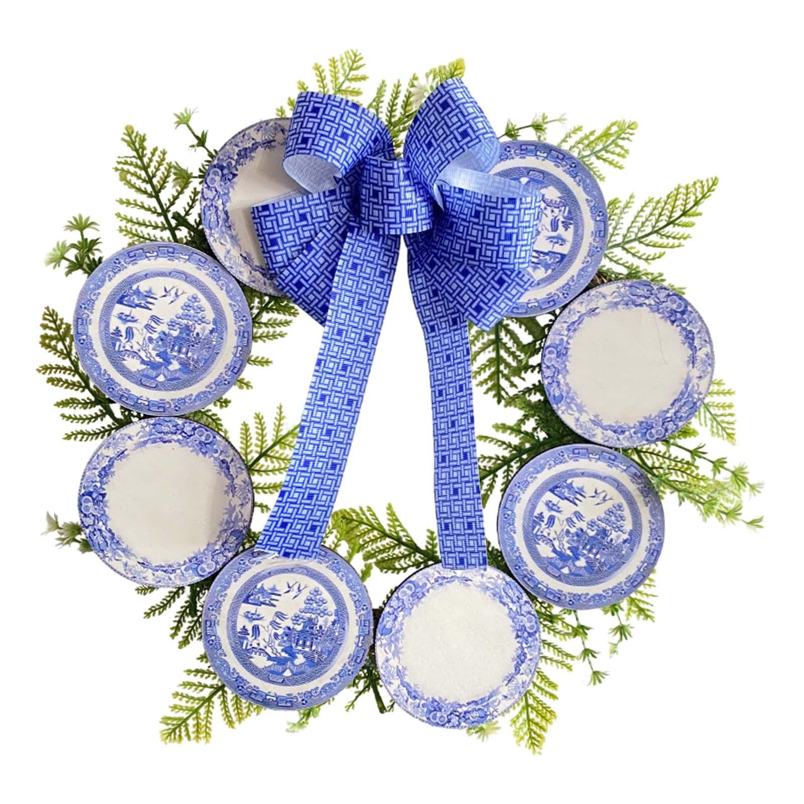 Spring Wreath Party Supplies Artificial Garland for Home Wall Gallery Indoor