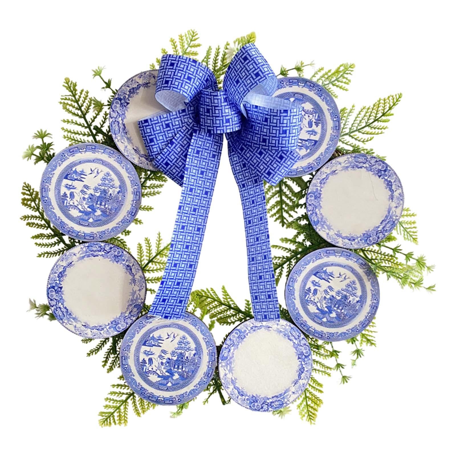 Spring Wreath Party Supplies Artificial Garland for Home Wall Gallery Indoor