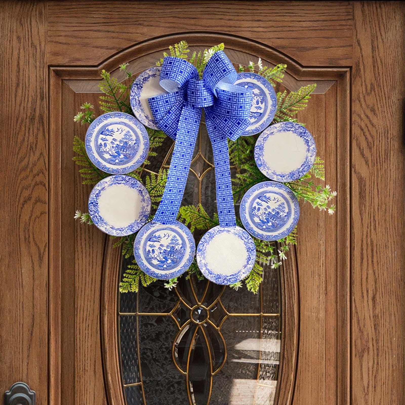Spring Wreath Party Supplies Artificial Garland for Home Wall Gallery Indoor
