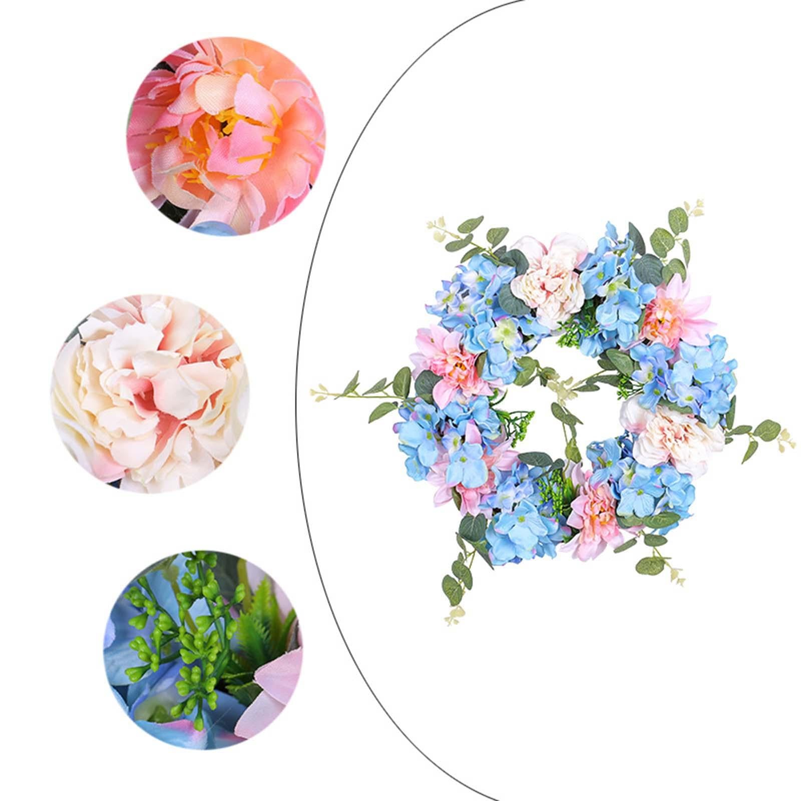 Spring Wreath Party Supplies Farmhouse Wreath for Front Door Windows Outside