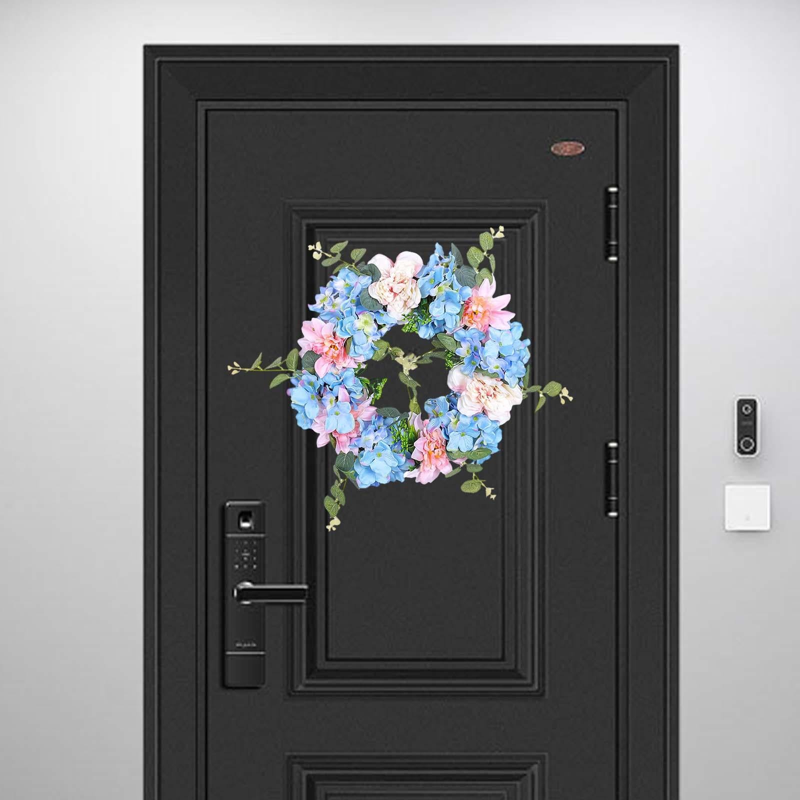 Spring Wreath Party Supplies Farmhouse Wreath for Front Door Windows Outside
