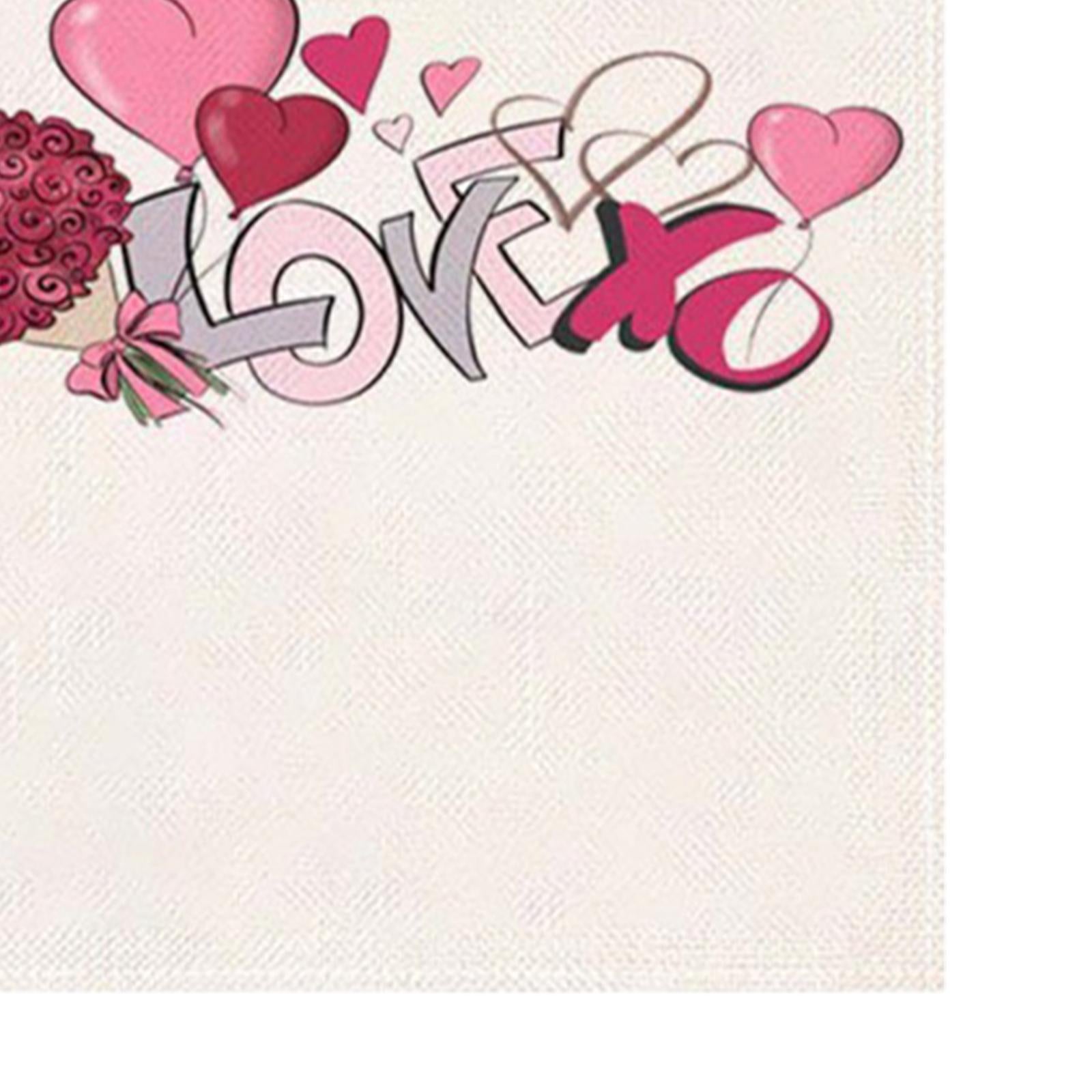 Valentine's Day Flag Valentine Flag Garden Flag for Outside Backyard Veranda Style B