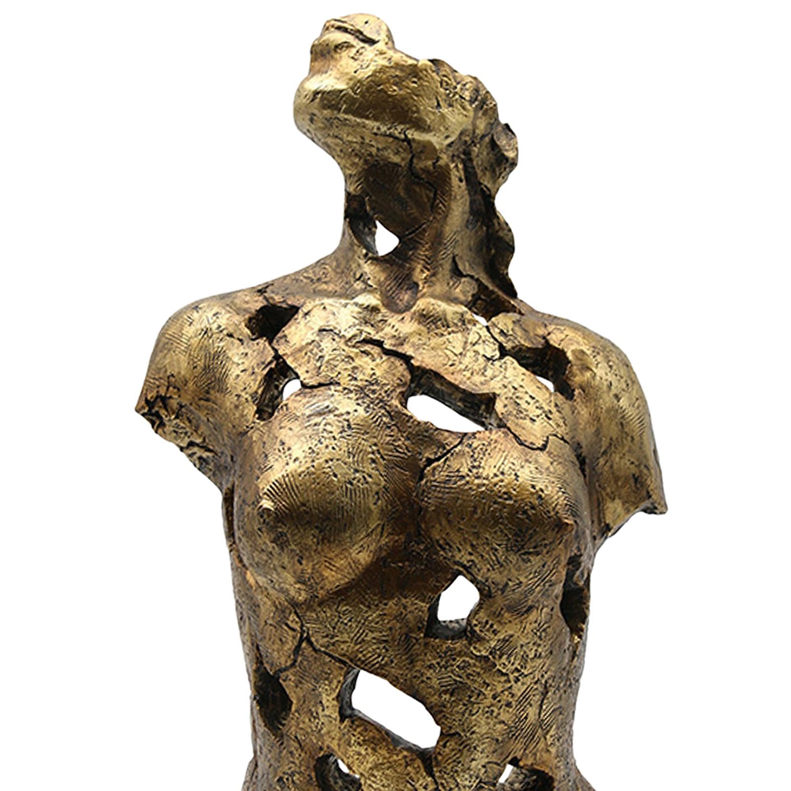 Abstract Sculpture Female Statue Modern Resin Figurine for Home Office Hotel