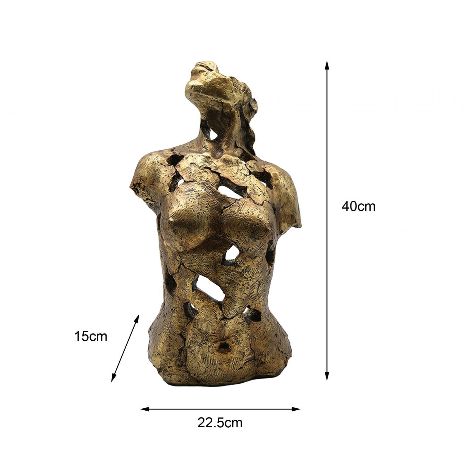 Abstract Sculpture Female Statue Modern Resin Figurine for Home Office Hotel