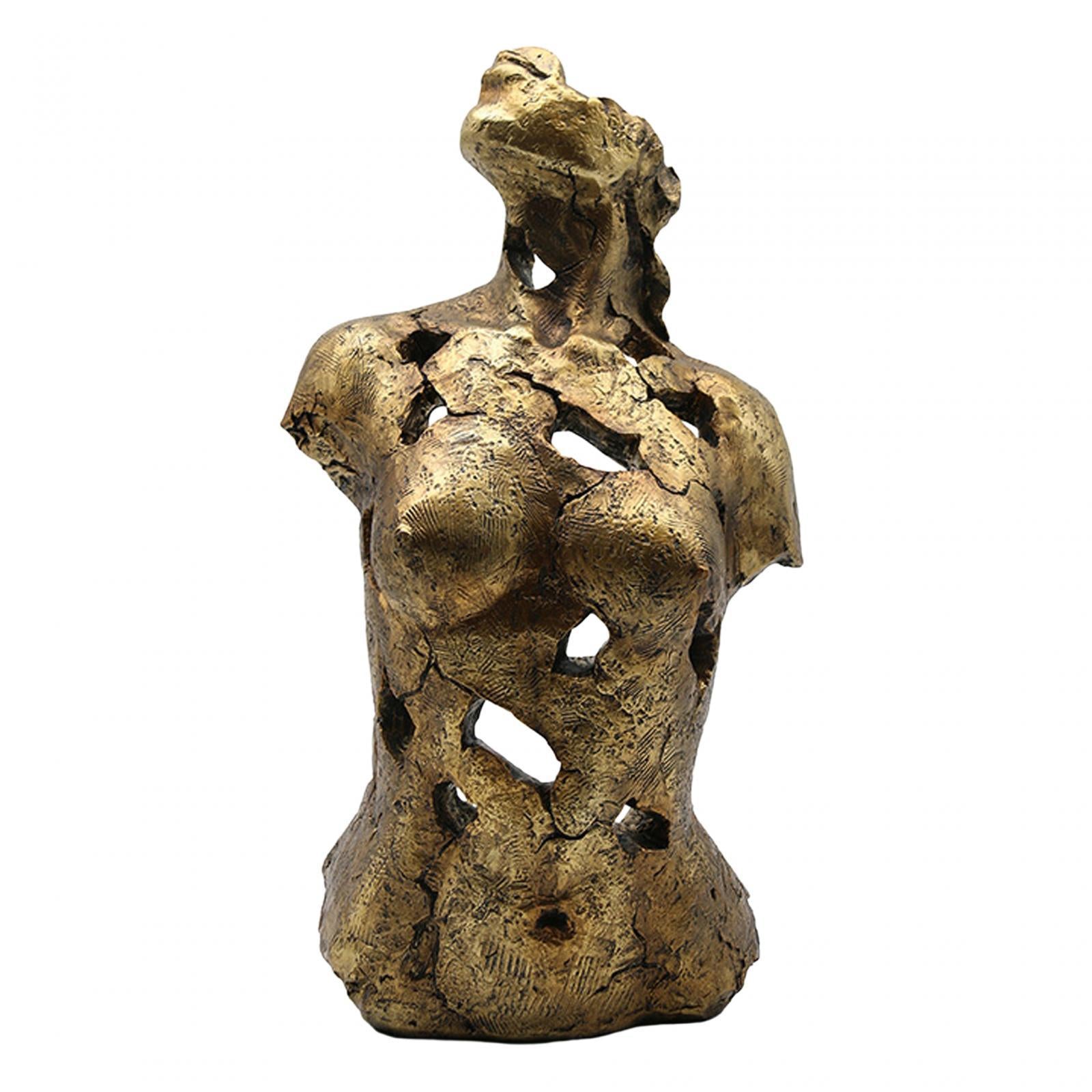Abstract Sculpture Female Statue Modern Resin Figurine for Home Office Hotel