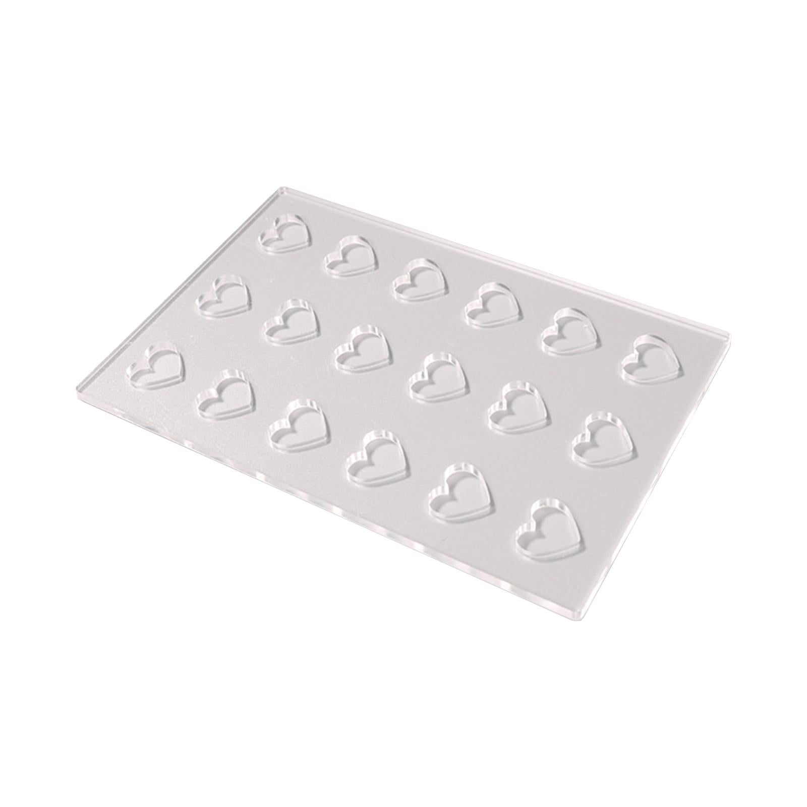 Incense Mold Acrylic Supplies Fragrant Tablet Maker Crafts Incense Mold Tool Heart Shaped