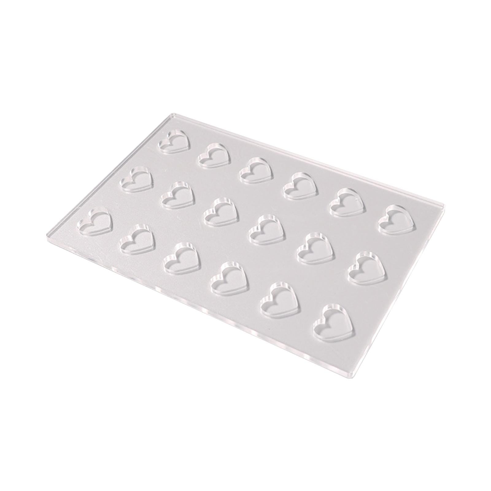 Incense Mold Acrylic Supplies Fragrant Tablet Maker Crafts Incense Mold Tool Heart Shaped