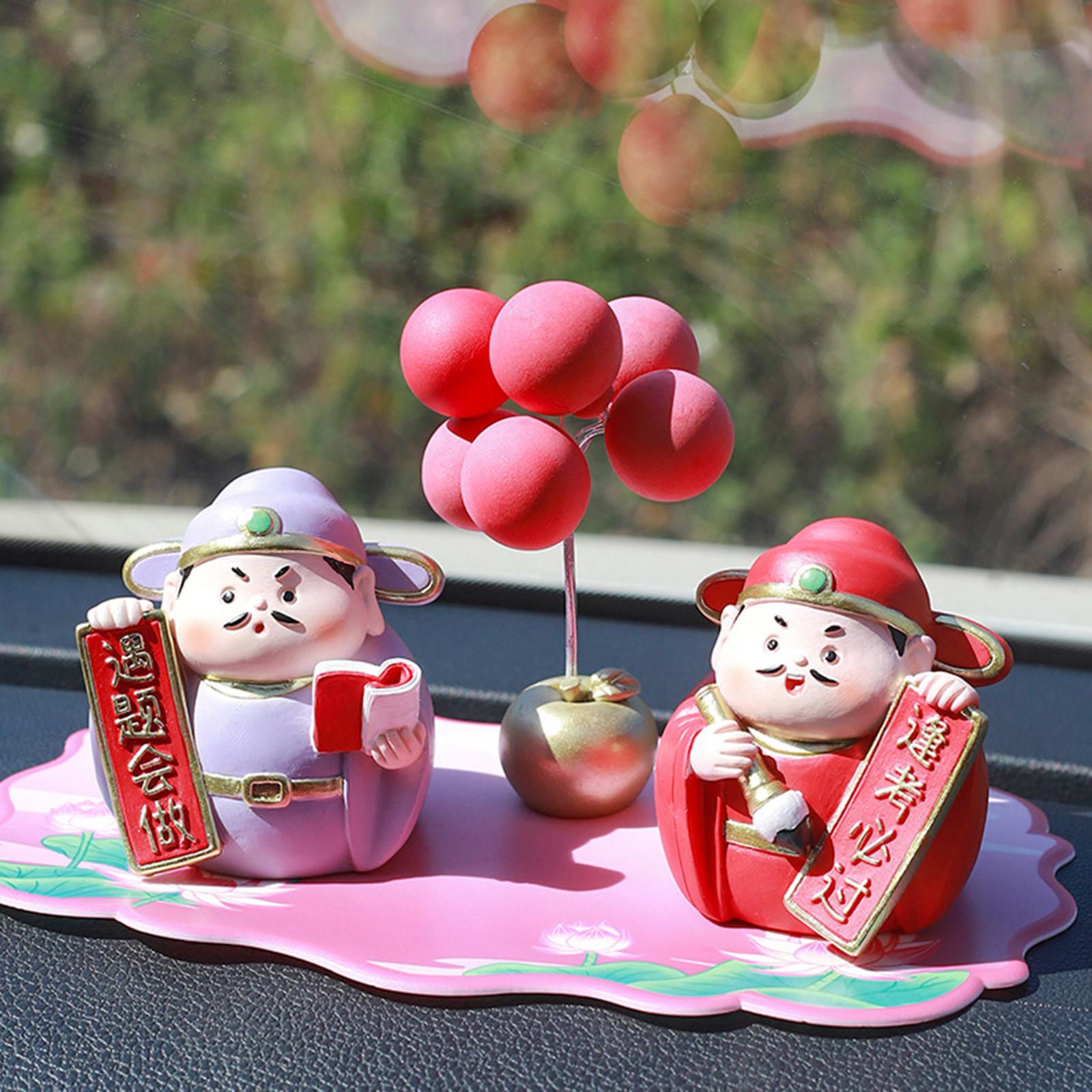 Miniature Figure Cute Mini Desktop Ornament for Desk Bedroom Home Decoration Style A