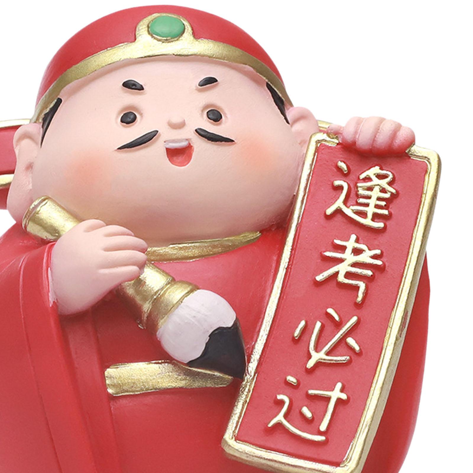 Miniature Figure Cute Mini Desktop Ornament for Desk Bedroom Home Decoration Style B