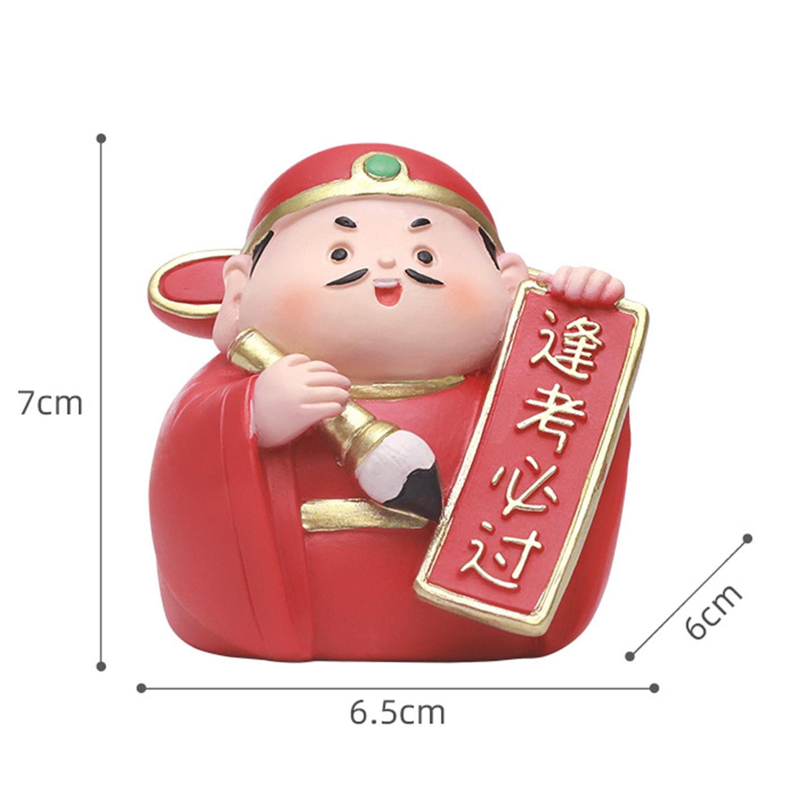 Miniature Figure Cute Mini Desktop Ornament for Desk Bedroom Home Decoration Style B