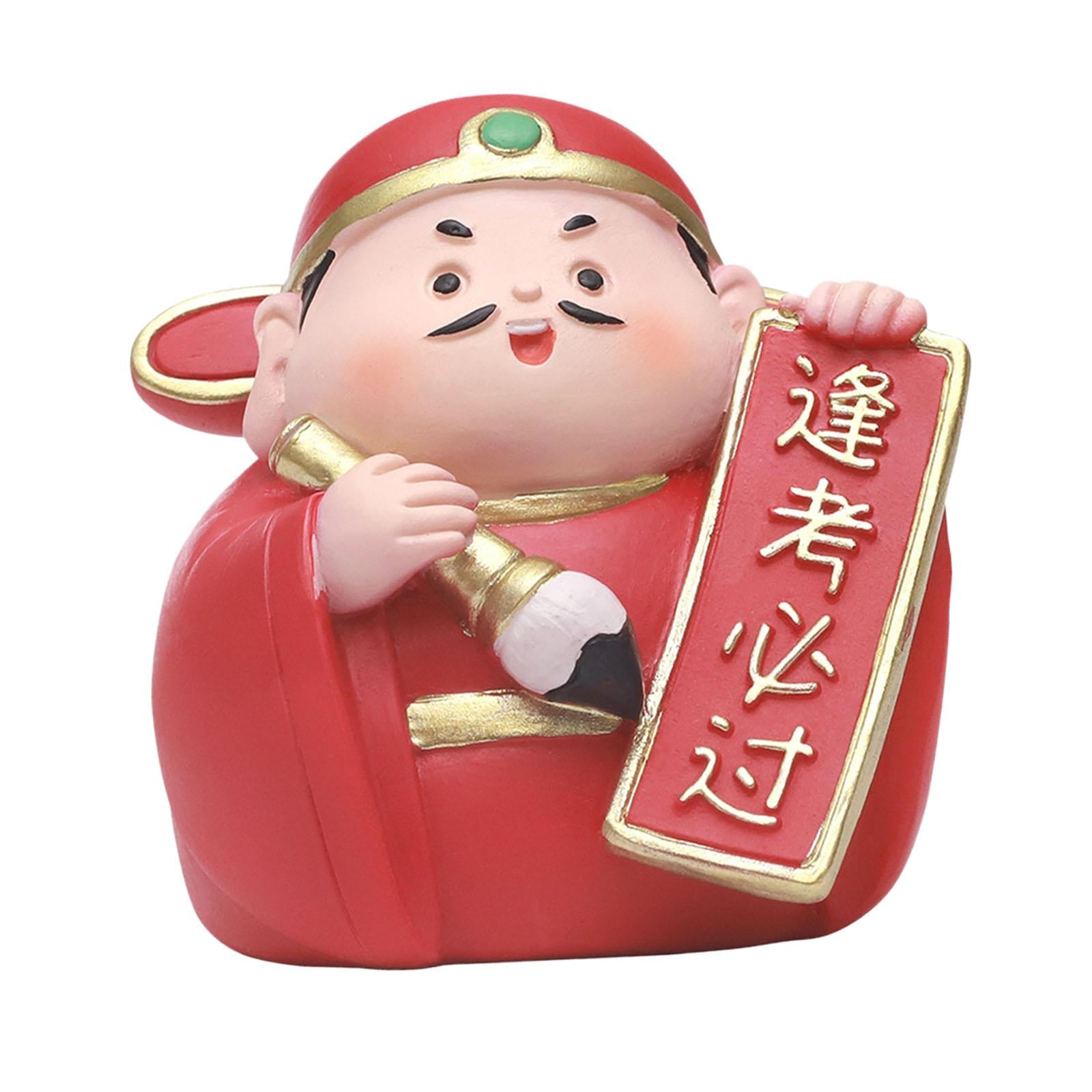 Miniature Figure Cute Mini Desktop Ornament for Desk Bedroom Home Decoration Style B