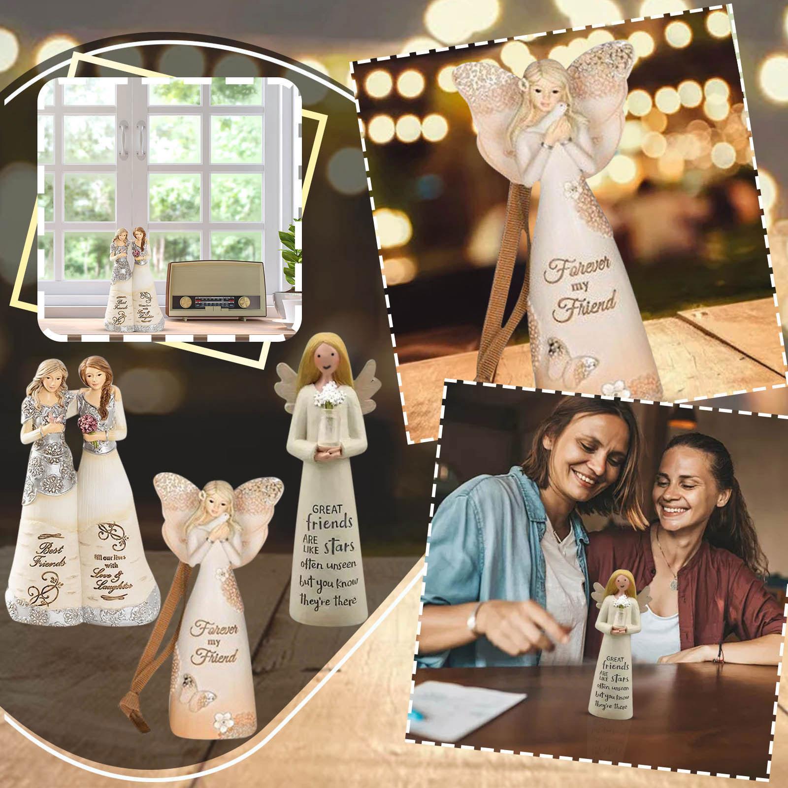 Sister Figurine Sister Gifts Art Crafts for Entrance Cabinet Table Bookshelf Girls