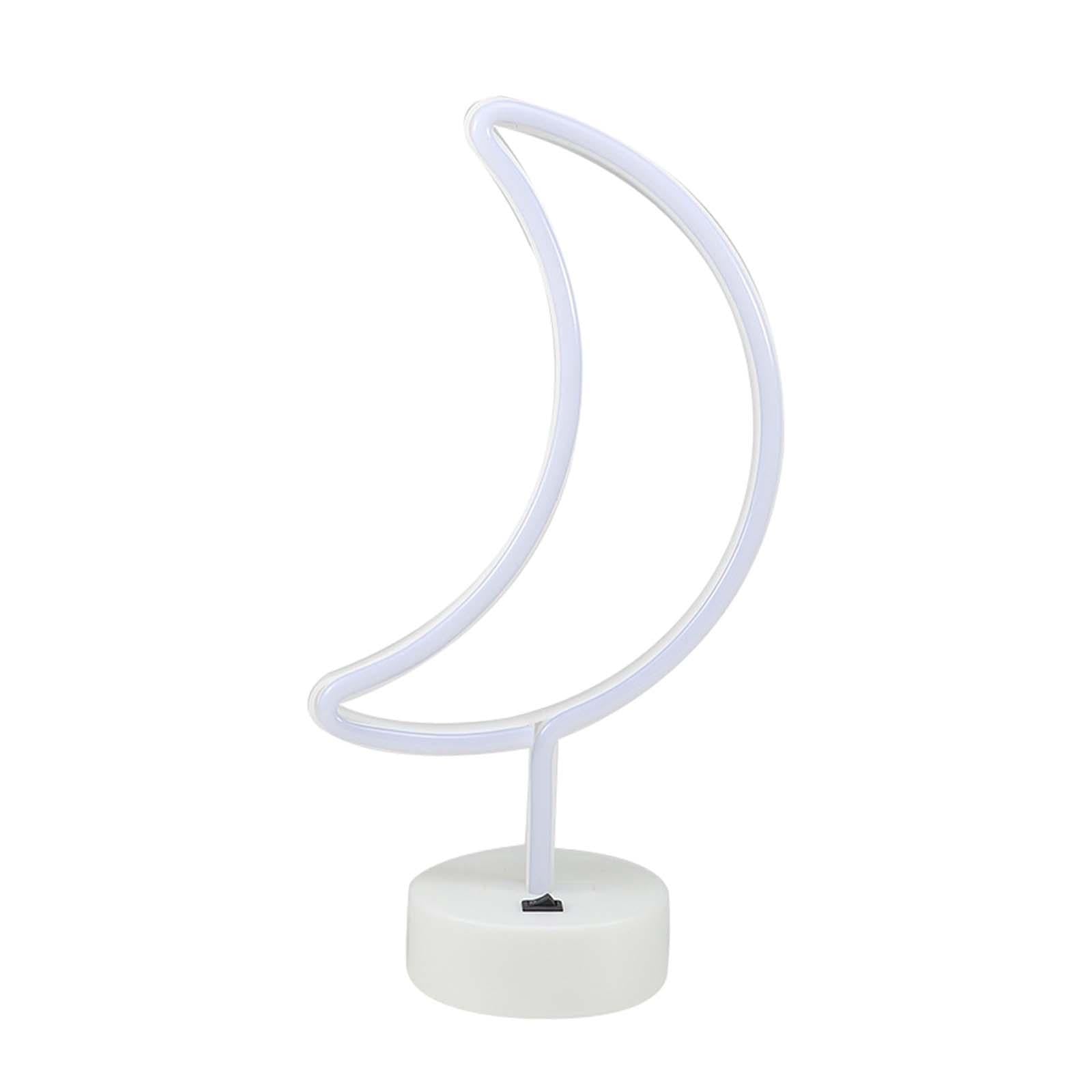Moon Neon Light Ornament Moon Light for Bar Room Decoration Remembrance Gift