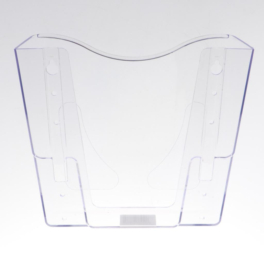 Wall Mount Brochure Holder Magazine Rack Flyer Holder for Exhibition Durable Vertical