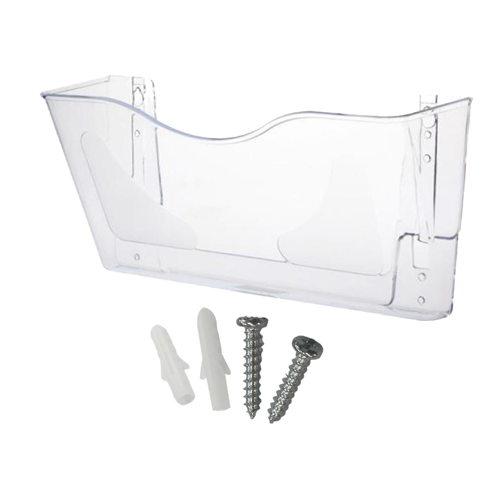 Wall Mount Brochure Holder Magazine Rack Flyer Holder for Exhibition Durable Horizontal
