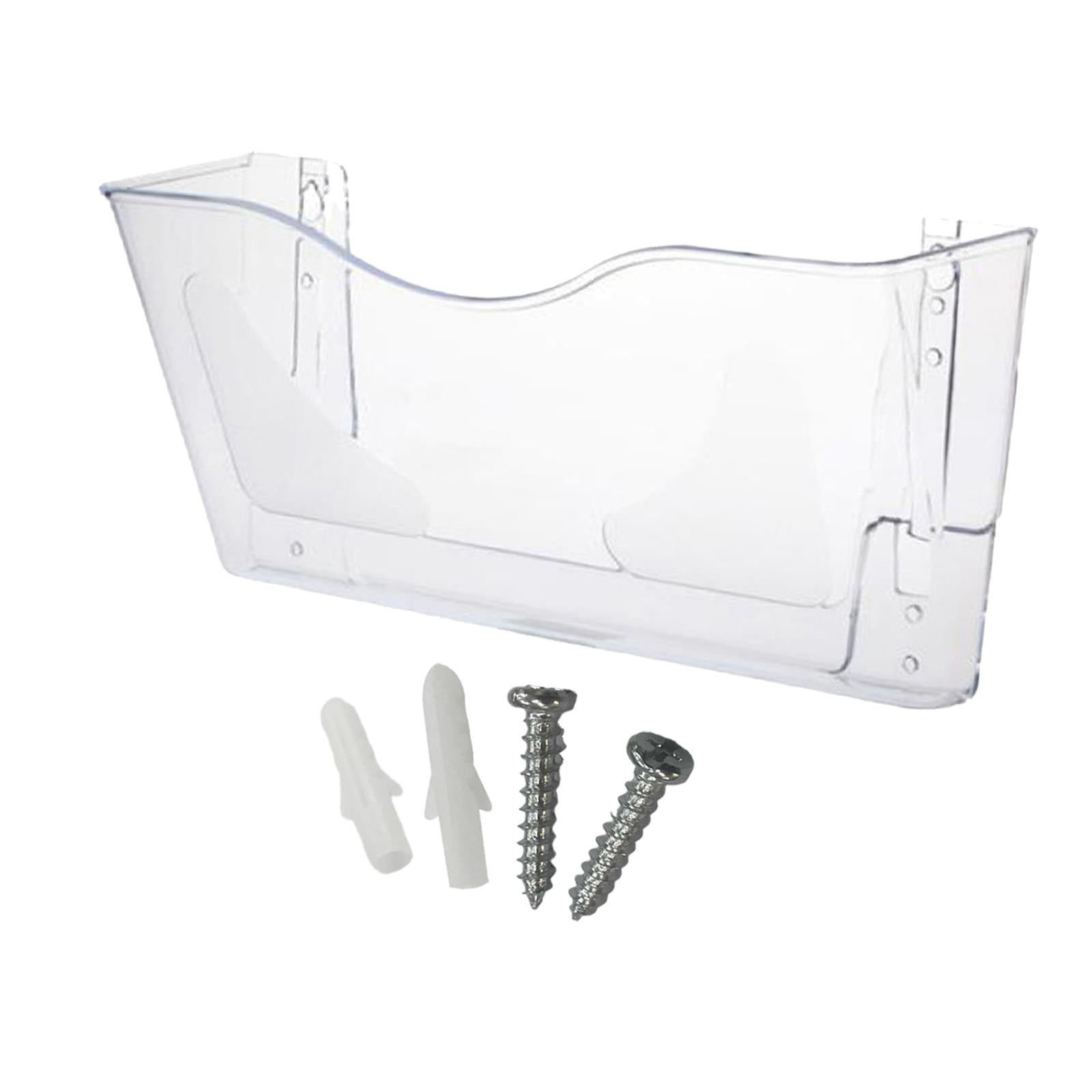 Wall Mount Brochure Holder Magazine Rack Flyer Holder for Exhibition Durable Horizontal
