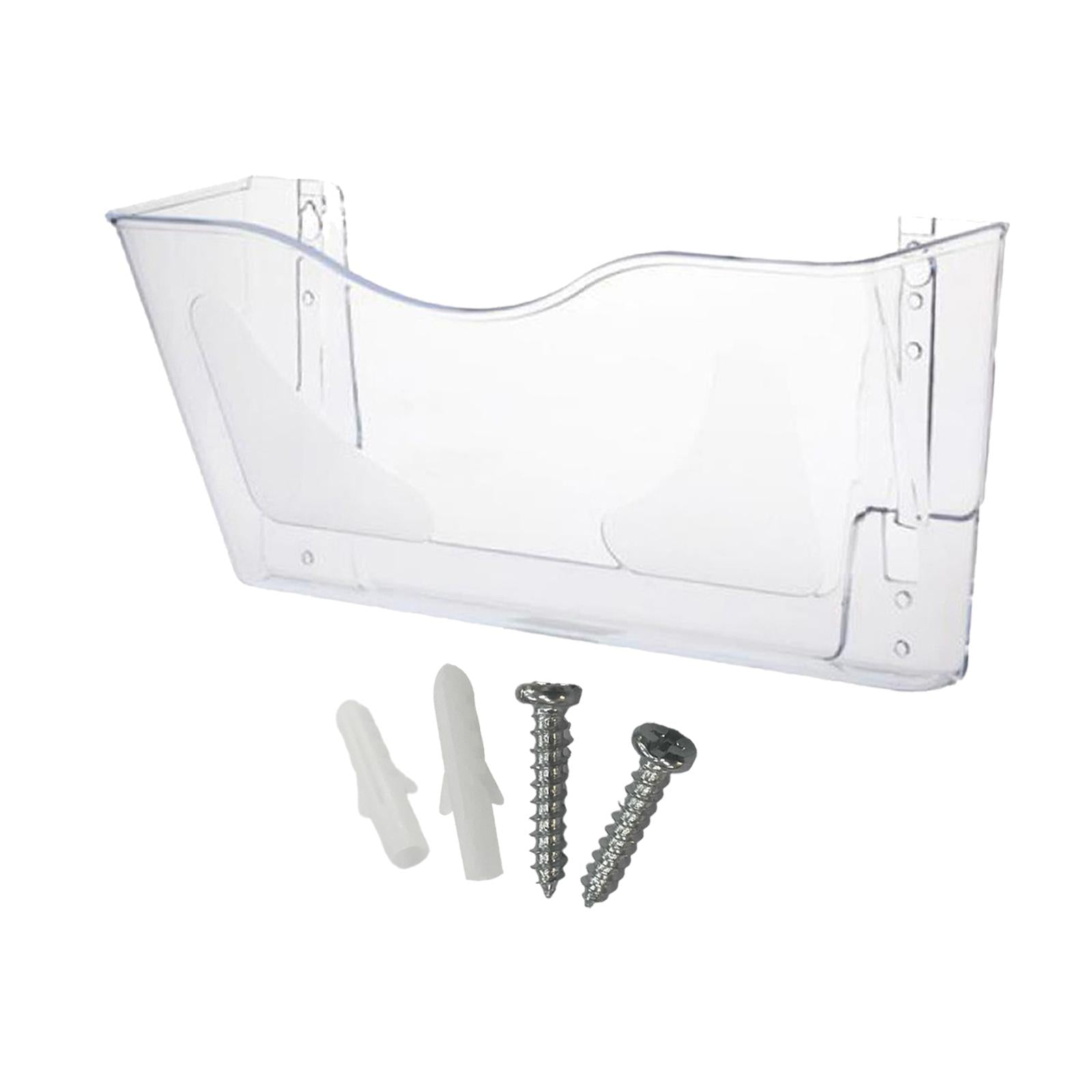 Wall Mount Brochure Holder Magazine Rack Flyer Holder for Exhibition Durable Horizontal